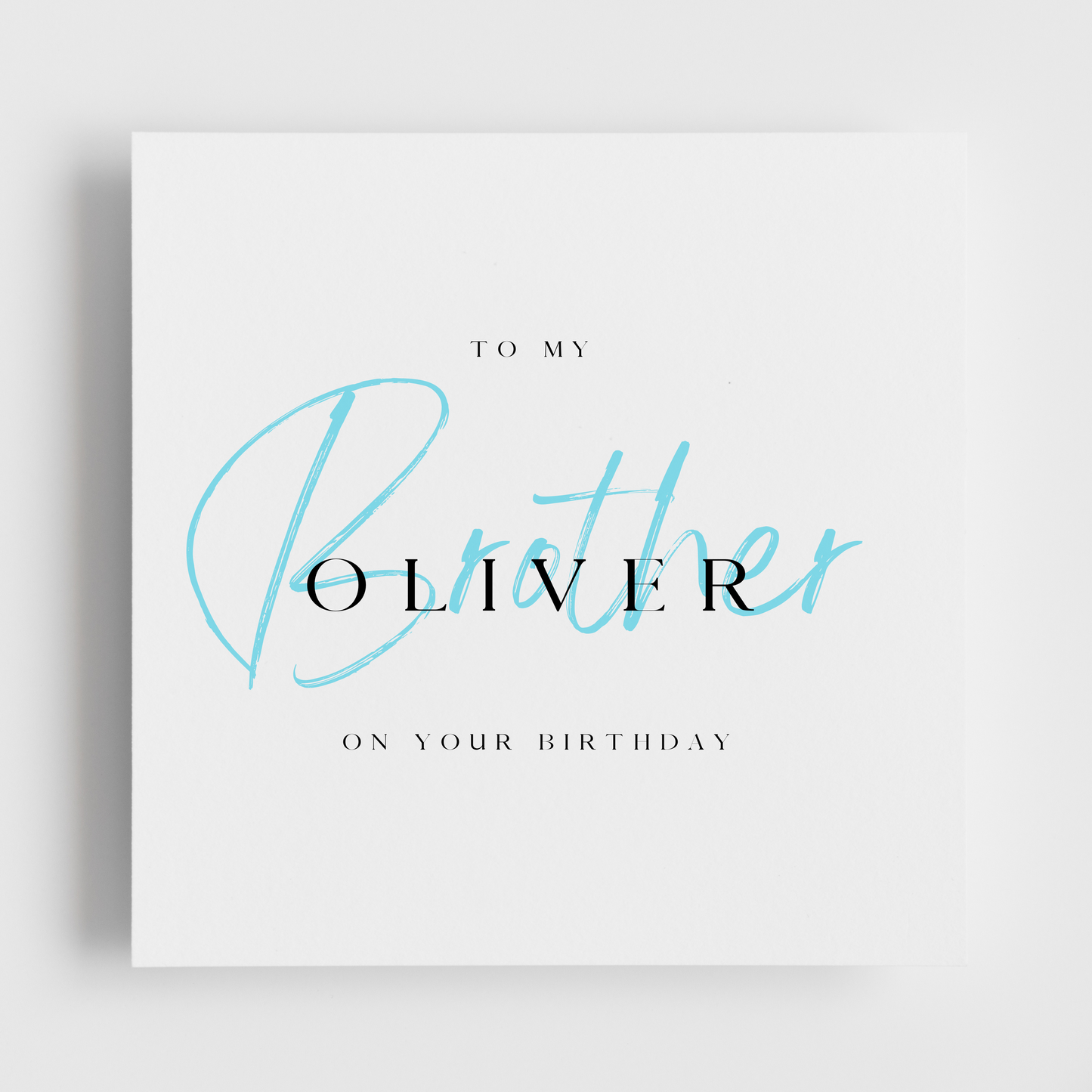 Happy Birthday - Brother with Name
