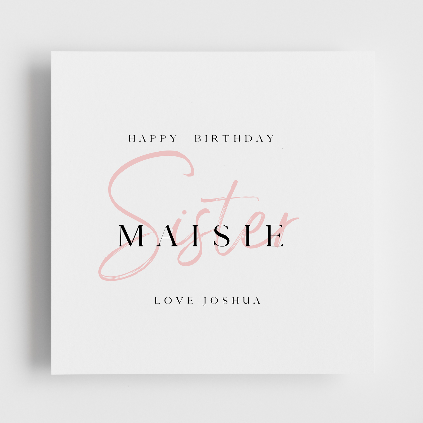 Happy Birthday - Sister With & From