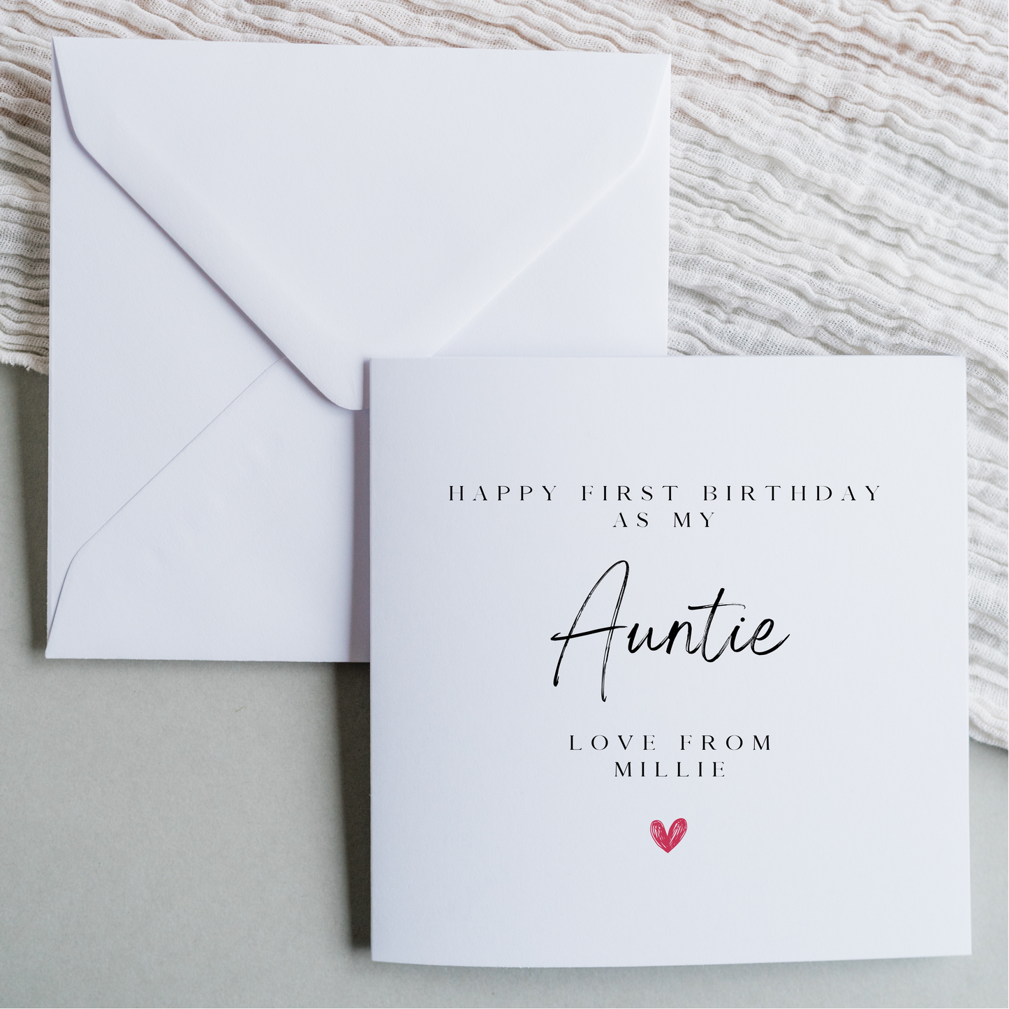 Happy Birthday - First Birthday as Auntie