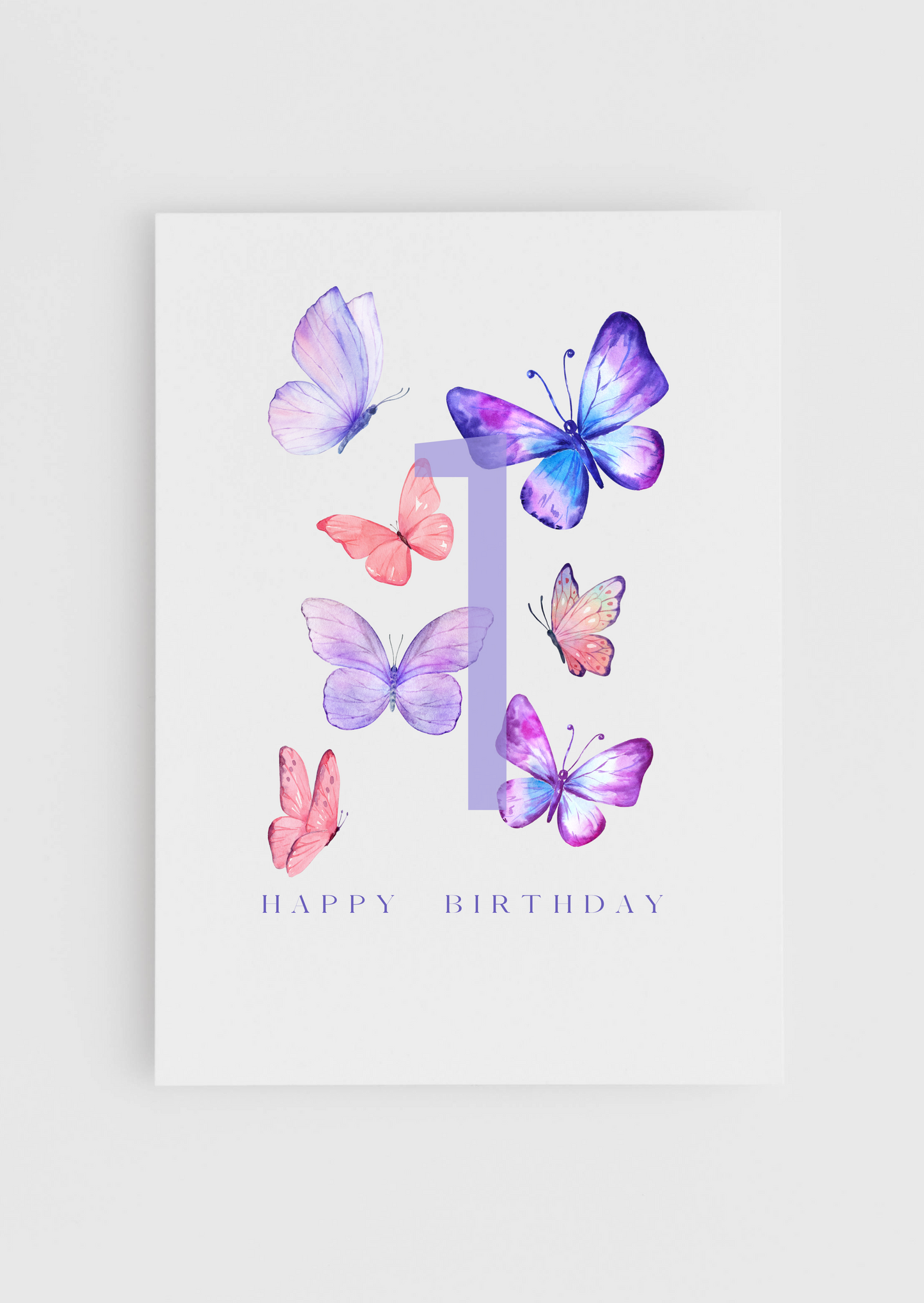 Birthday - Butterflies A6