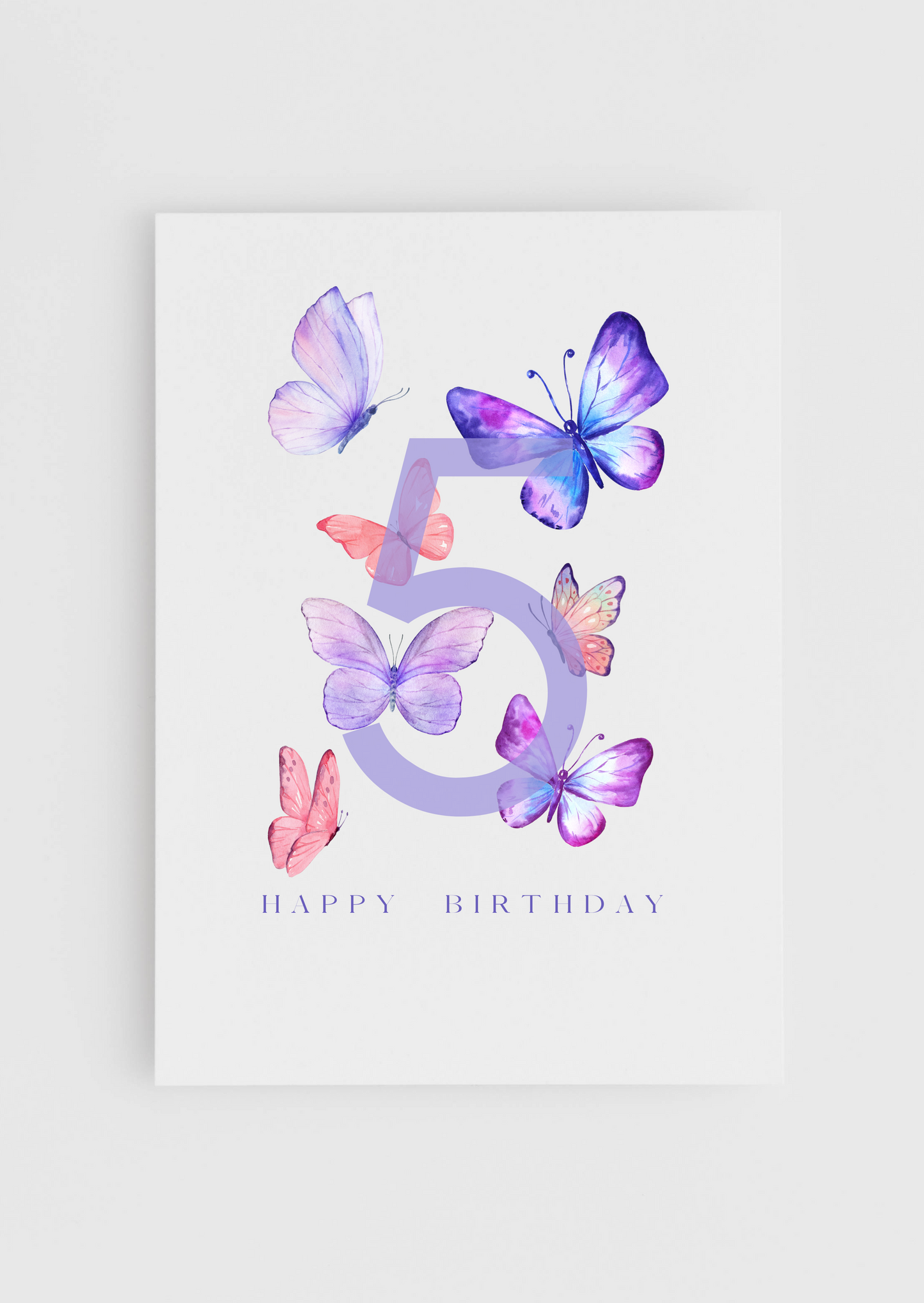 Birthday - Butterflies A6