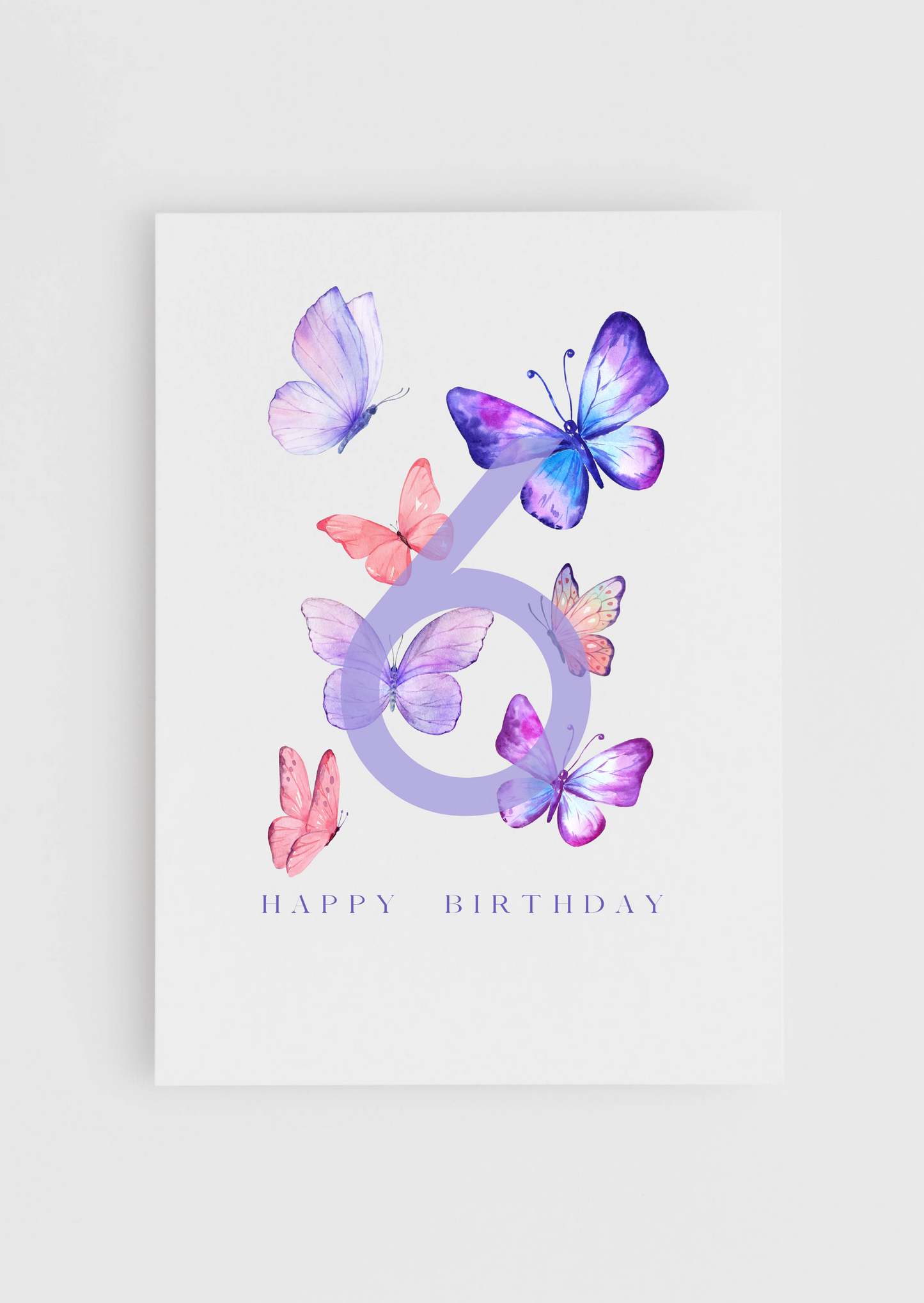 Birthday - Butterflies A6
