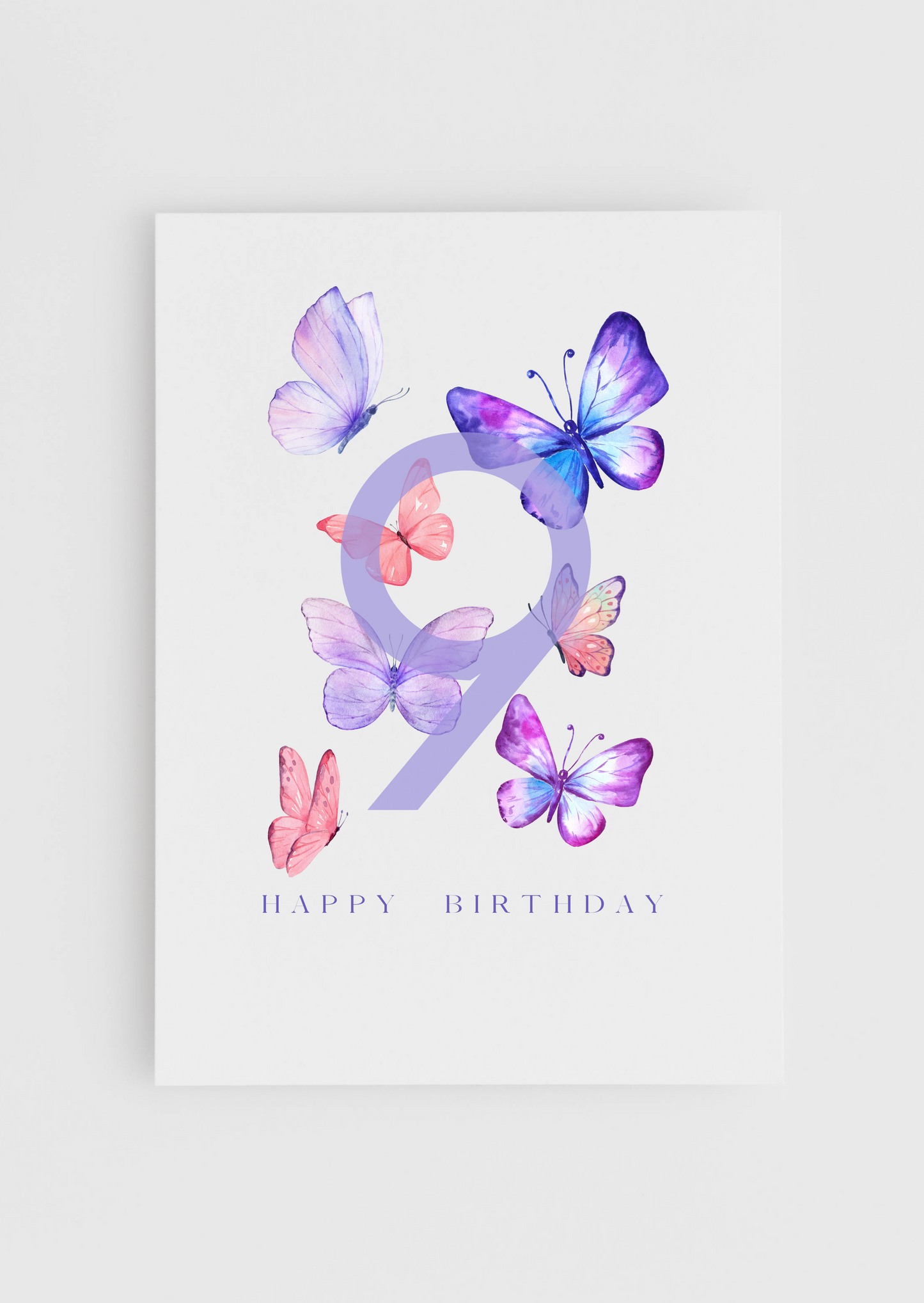 Birthday - Butterflies A6