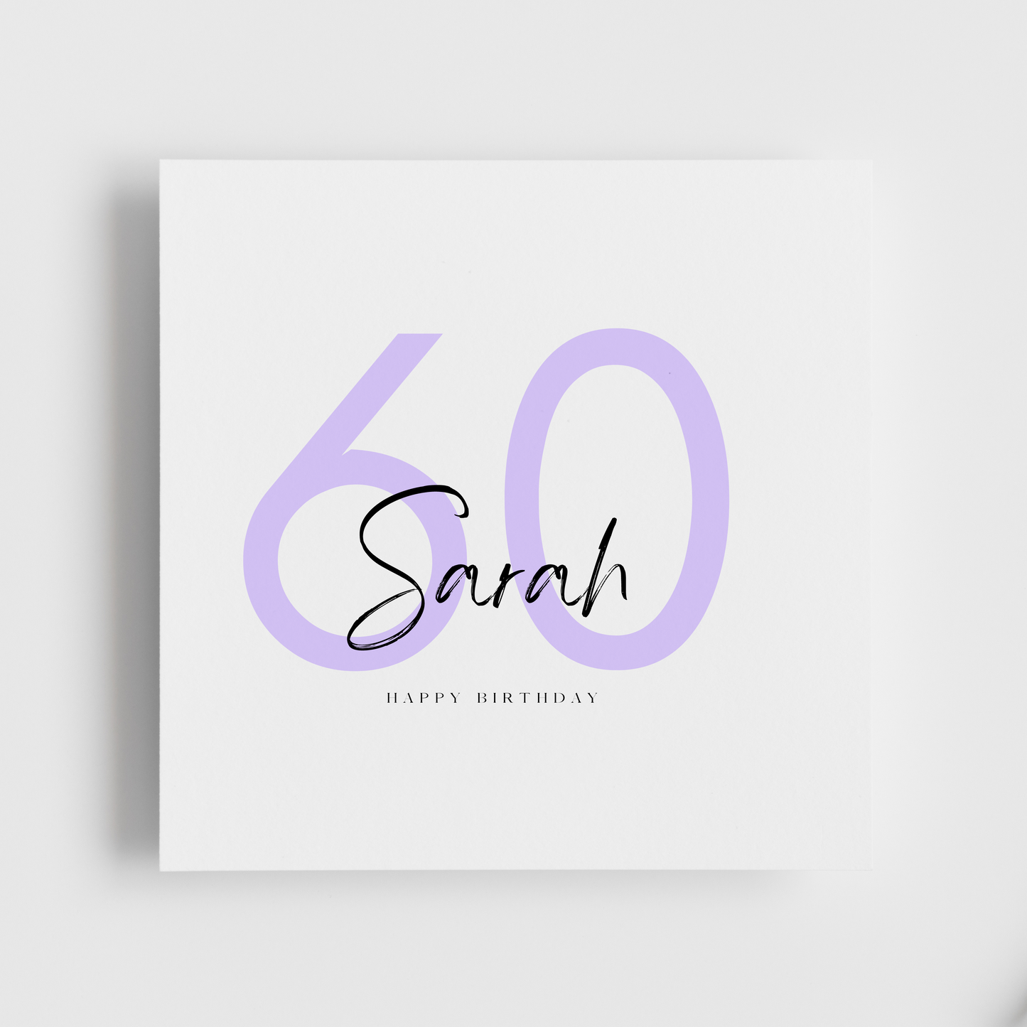 60th Birthday - Personalised