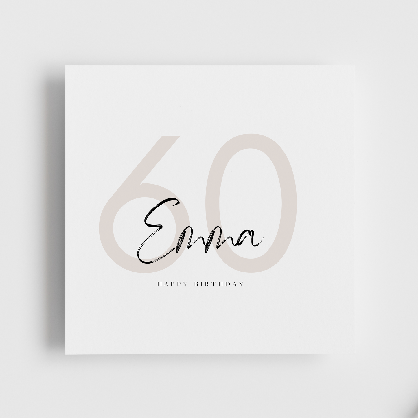 60th Birthday - Personalised