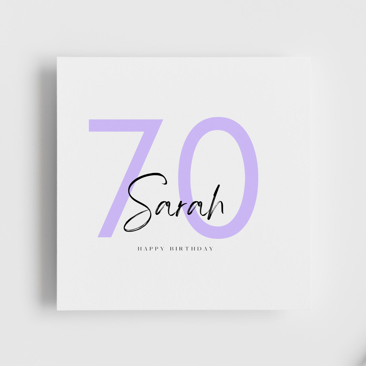 70th Birthday - Personalised