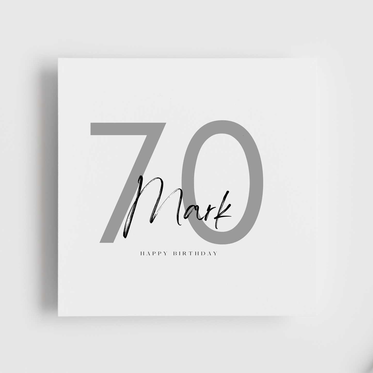 70th Birthday - Personalised