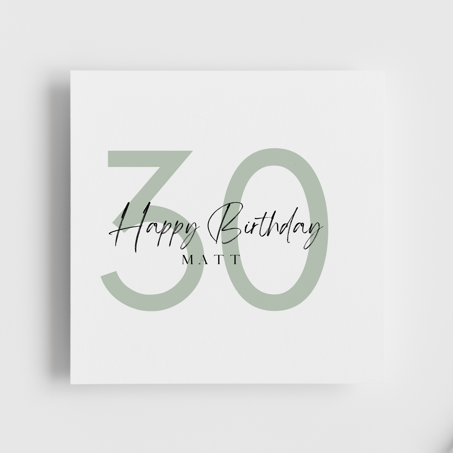 30th Birthday - Happy Birthday Personalised