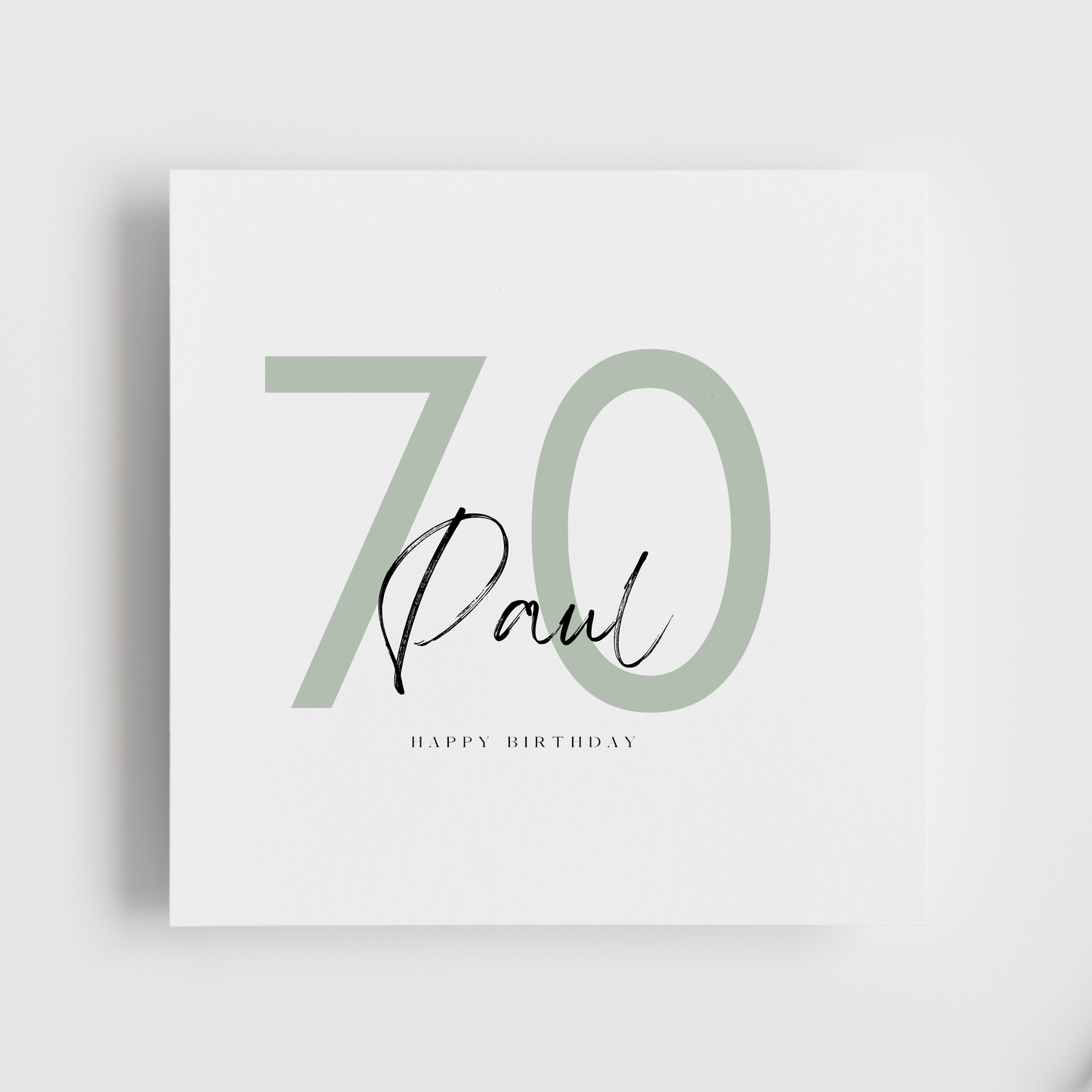 70th Birthday - Personalised
