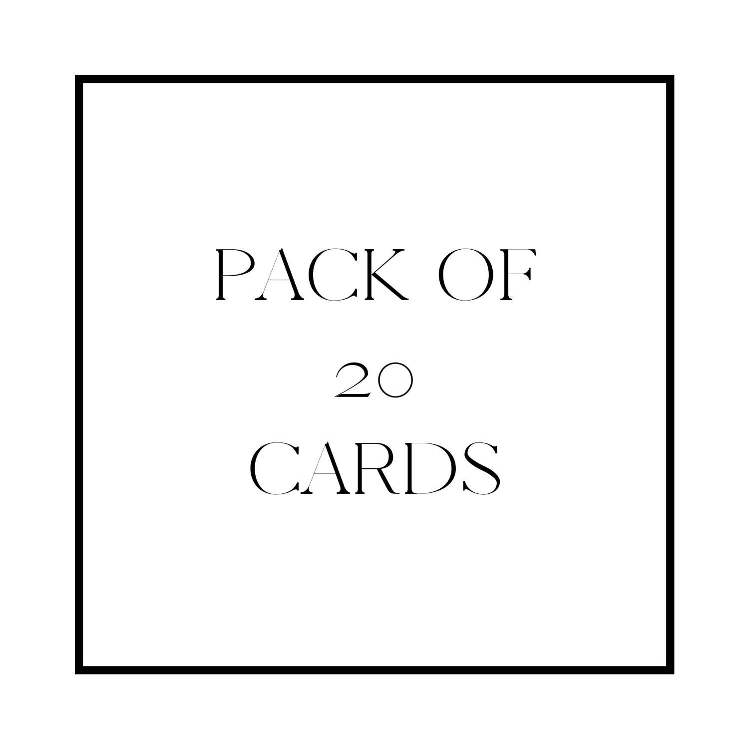 PACK OF 20