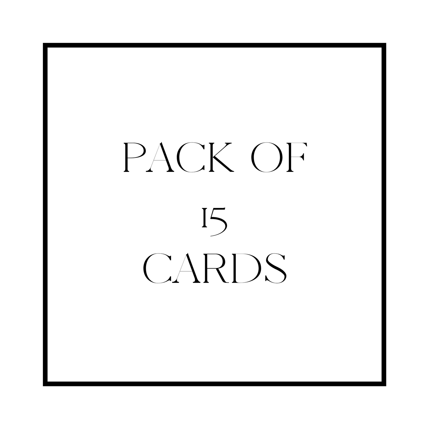 PACK OF 15