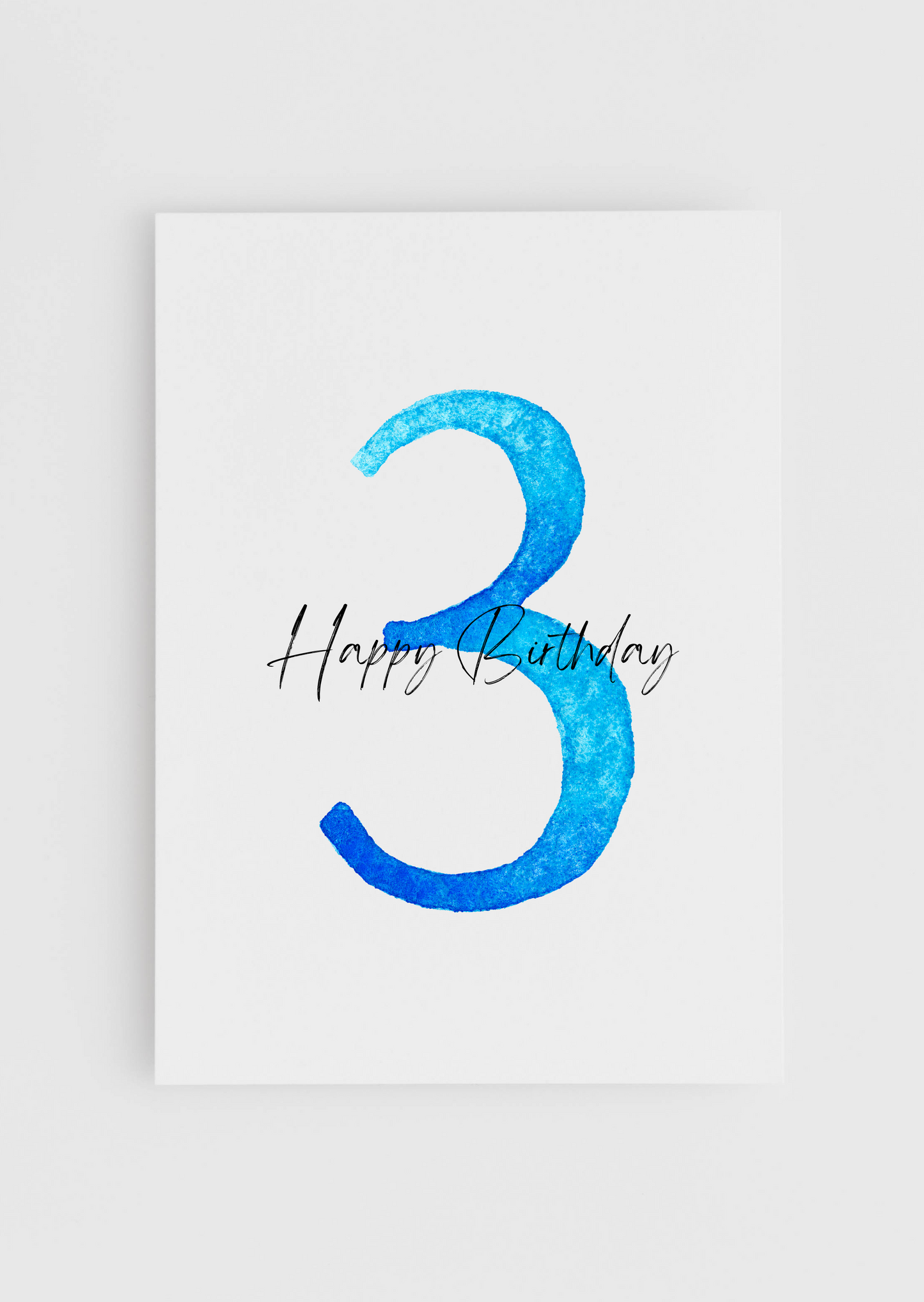 Birthday Today - Blue Numbers