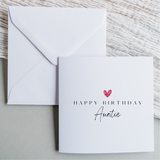 Happy Birthday - Auntie