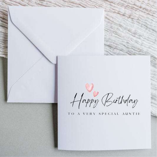 Happy Birthday - Special Auntie