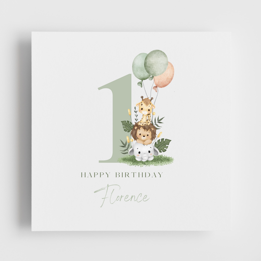 BIRTHDAY - Safari - NUMBER