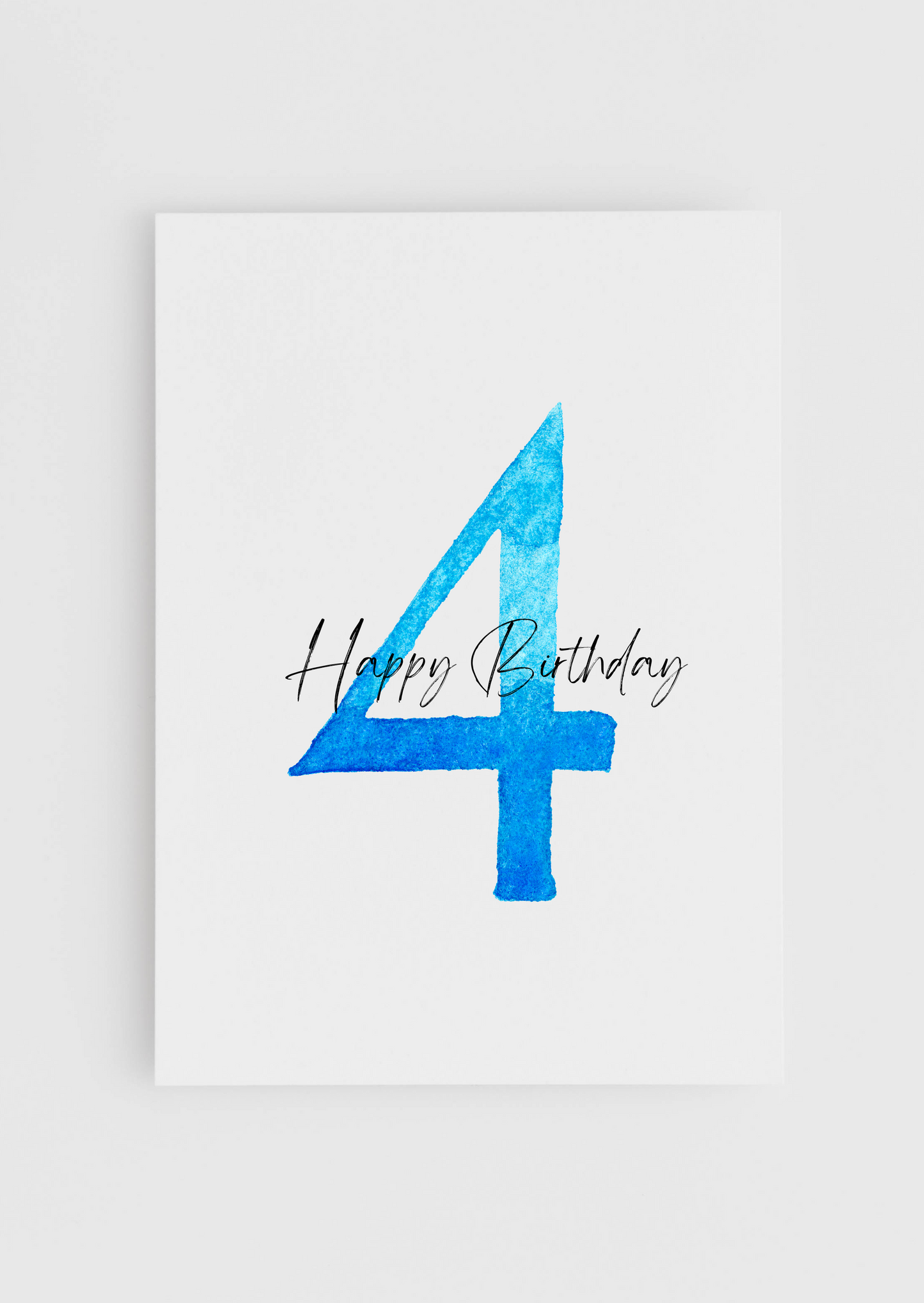 Birthday Today - Blue Numbers