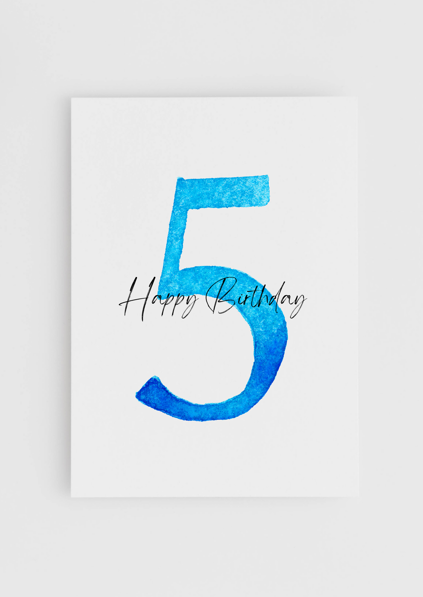 Birthday Today - Blue Numbers