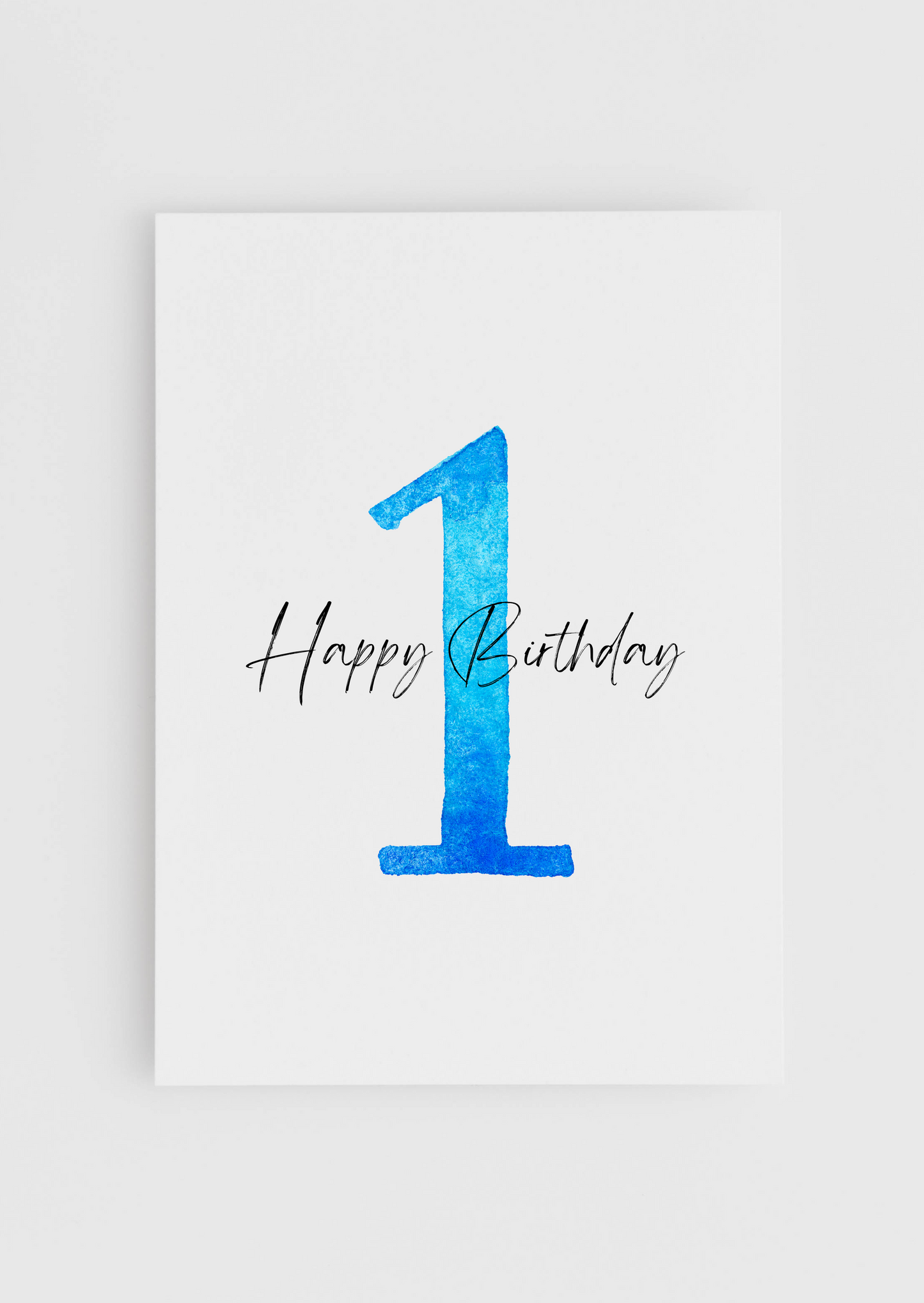Birthday Today - Blue Numbers