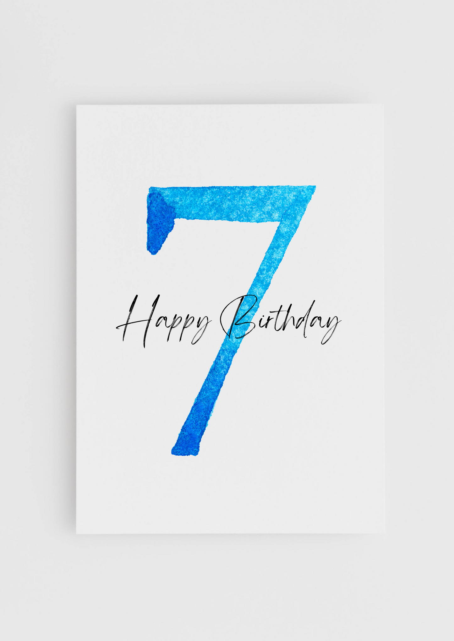 Birthday Today - Blue Numbers