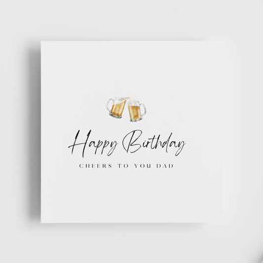 Happy Birthday - Cheers to you