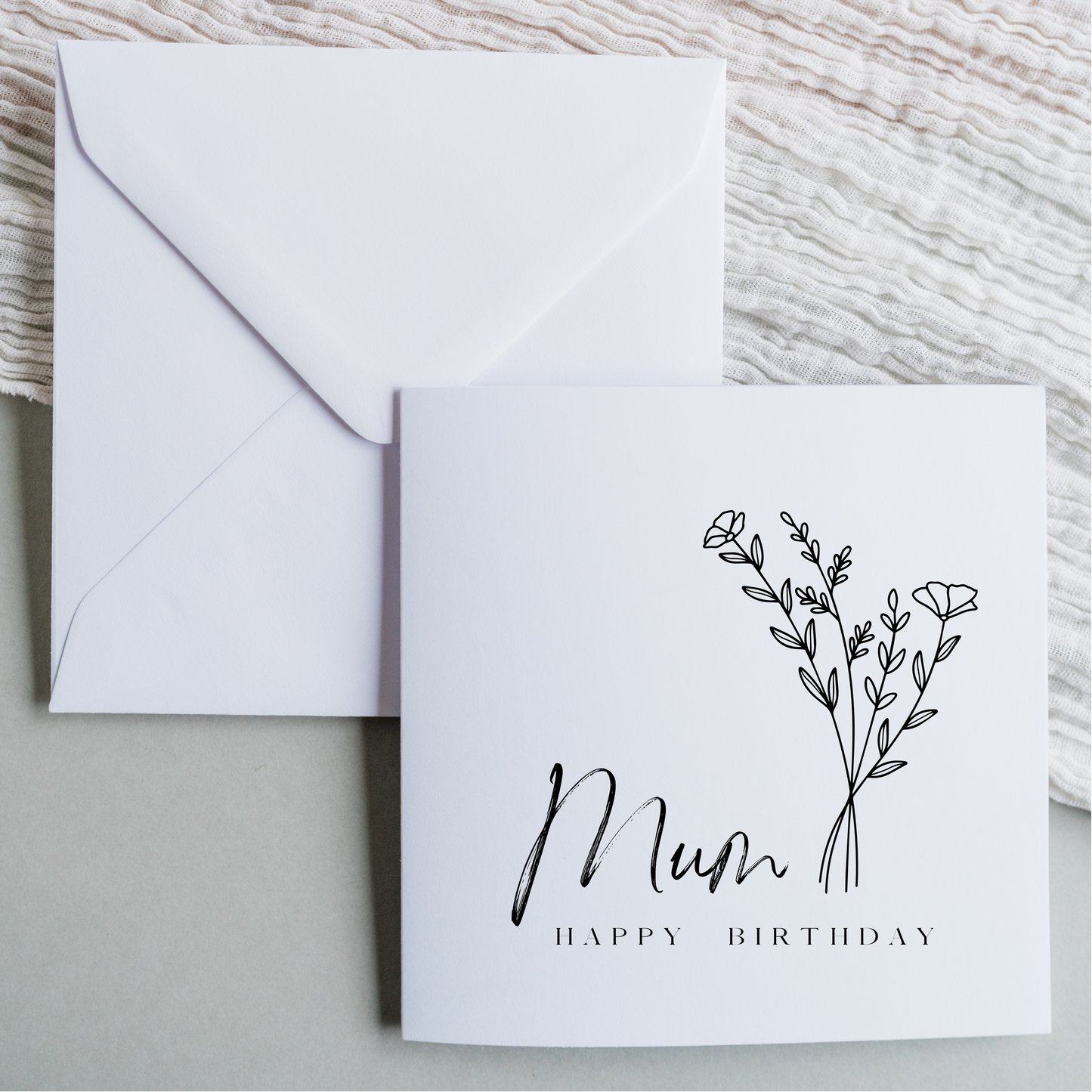 Happy Birthday - Mum - Flowers