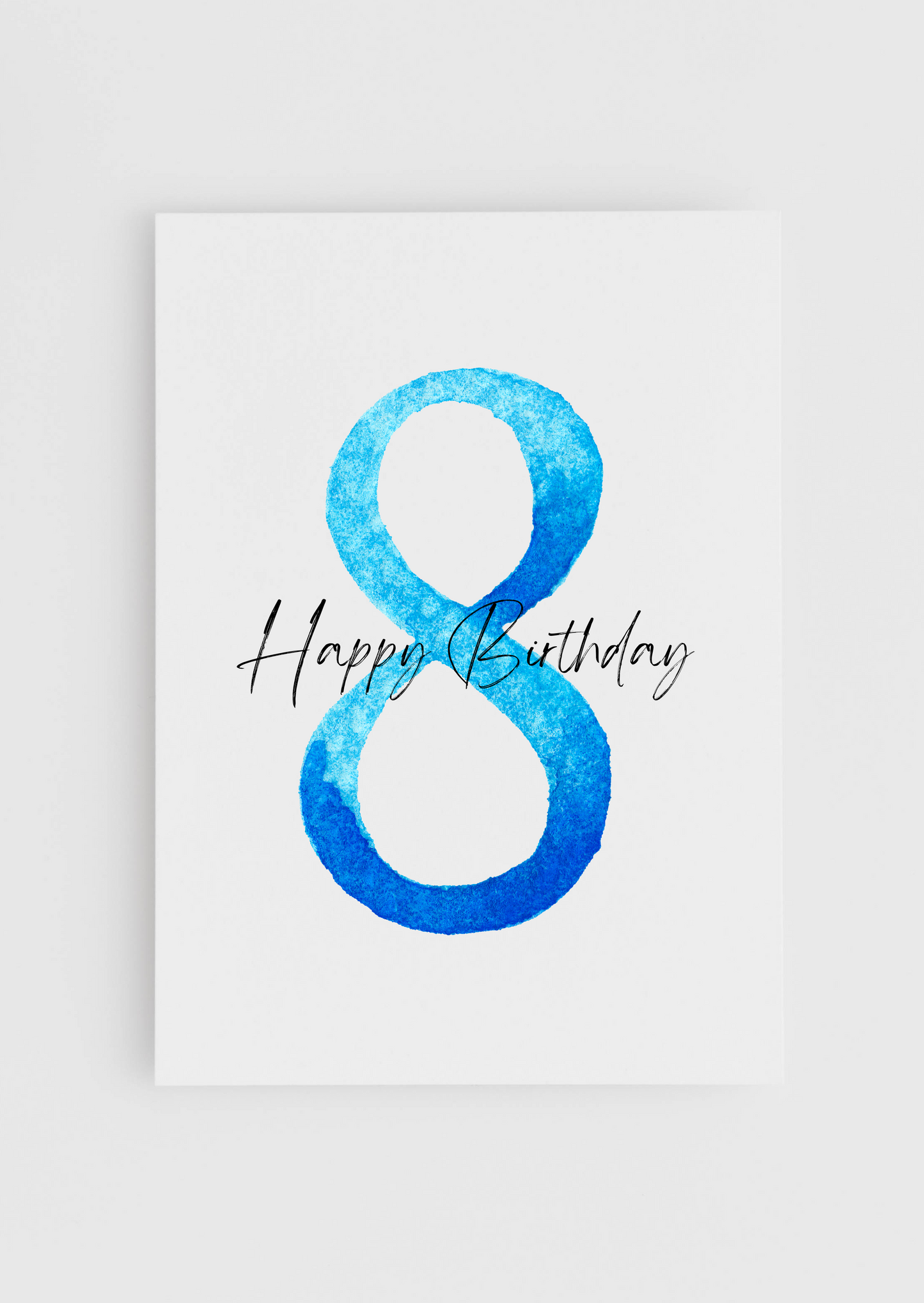 Birthday Today - Blue Numbers