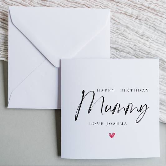 Happy Birthday Mummy - Love x
