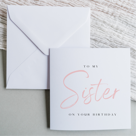 Happy Birthday - Sister