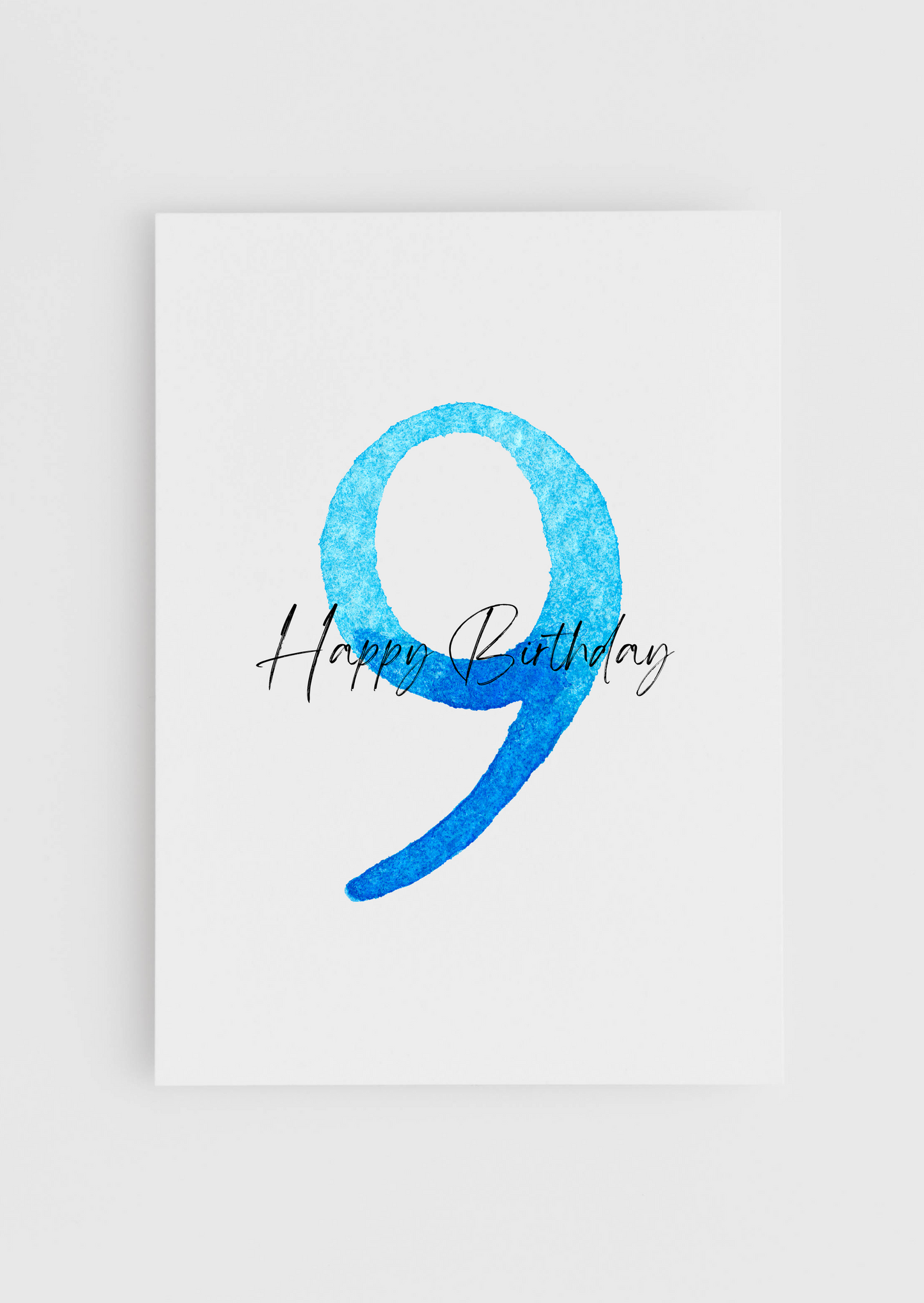 Birthday Today - Blue Numbers