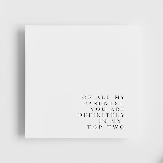 Happy Birthday - Top Two