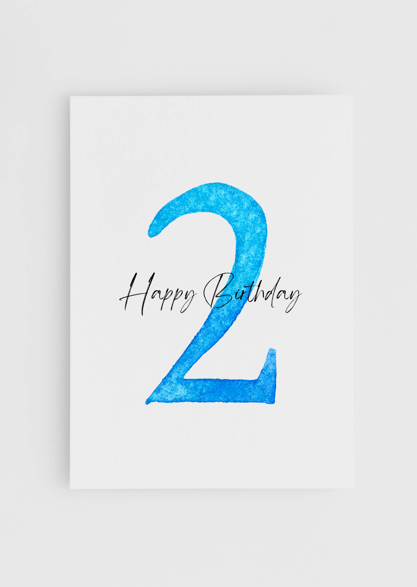 Birthday Today - Blue Numbers