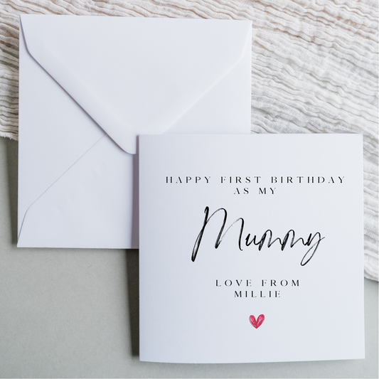 Happy 1st Birthday as a Mum
