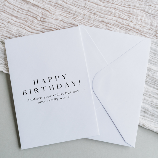 Happy Birthday - Don't worry about your age