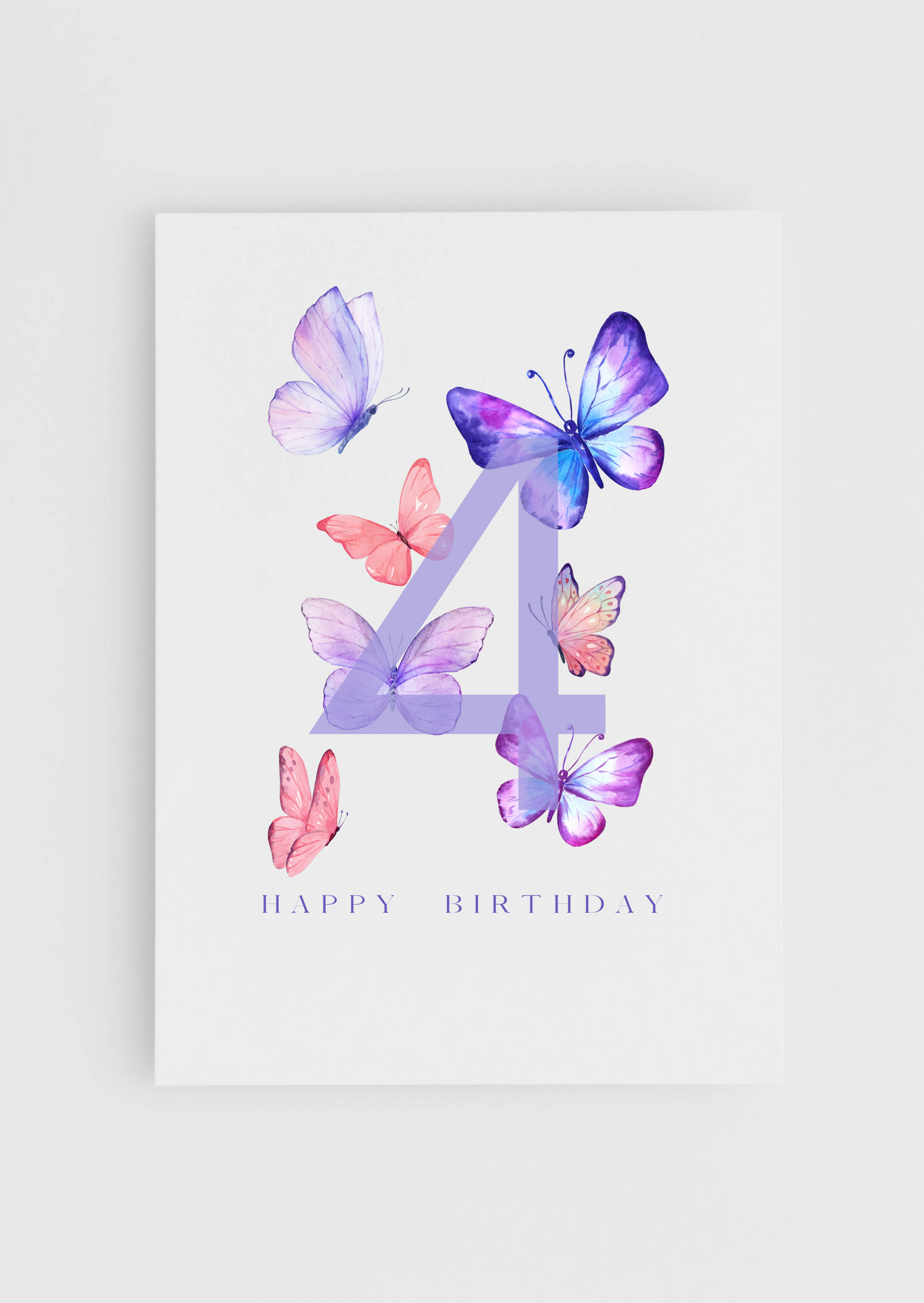 Birthday - Butterflies A6