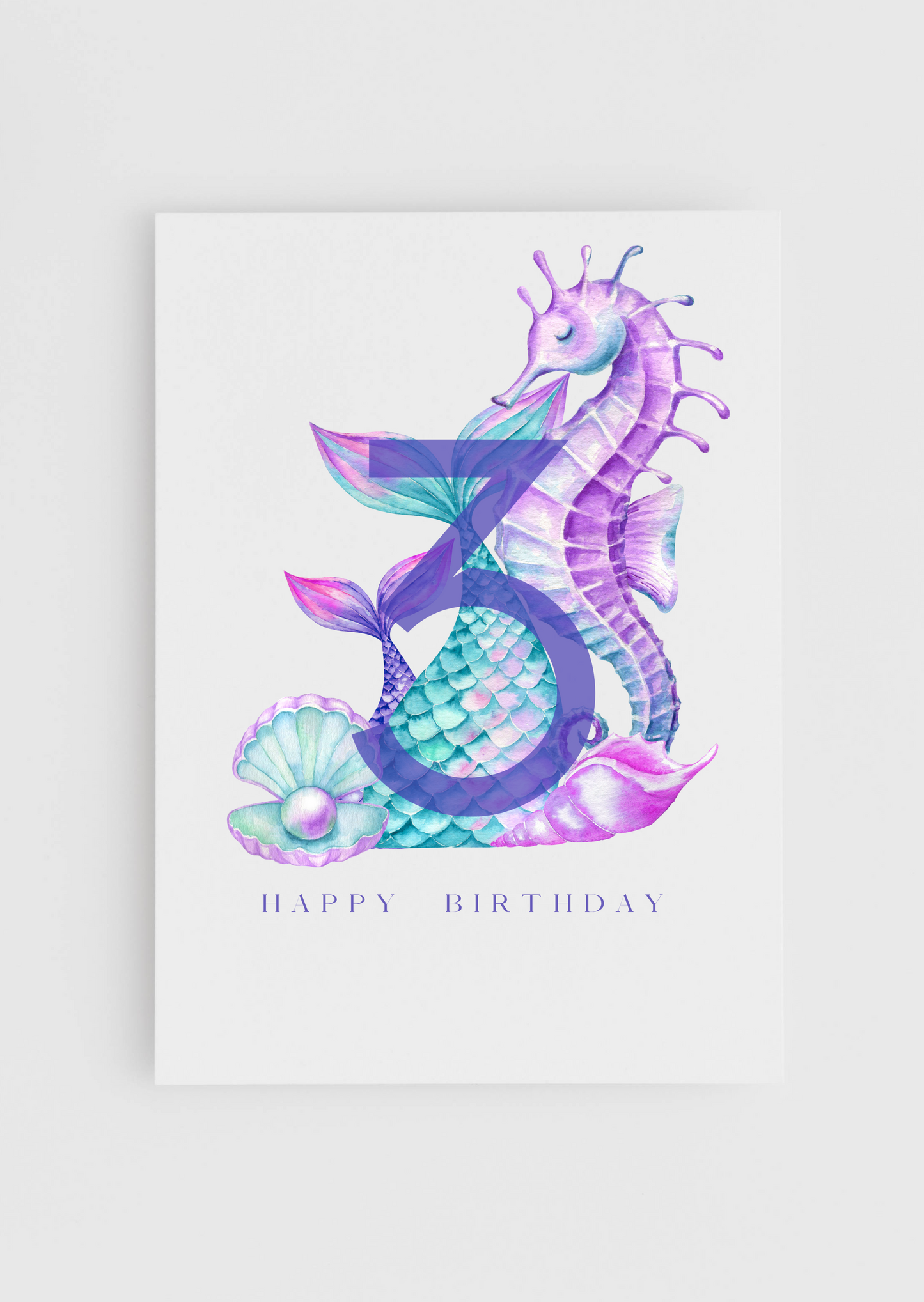 Birthday - Mermaids A6