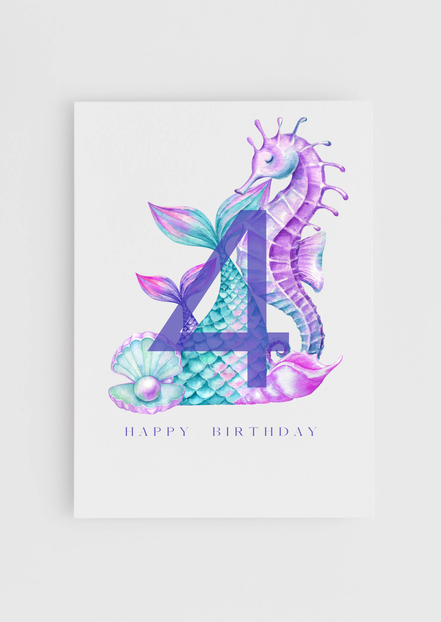Birthday - Mermaids A6