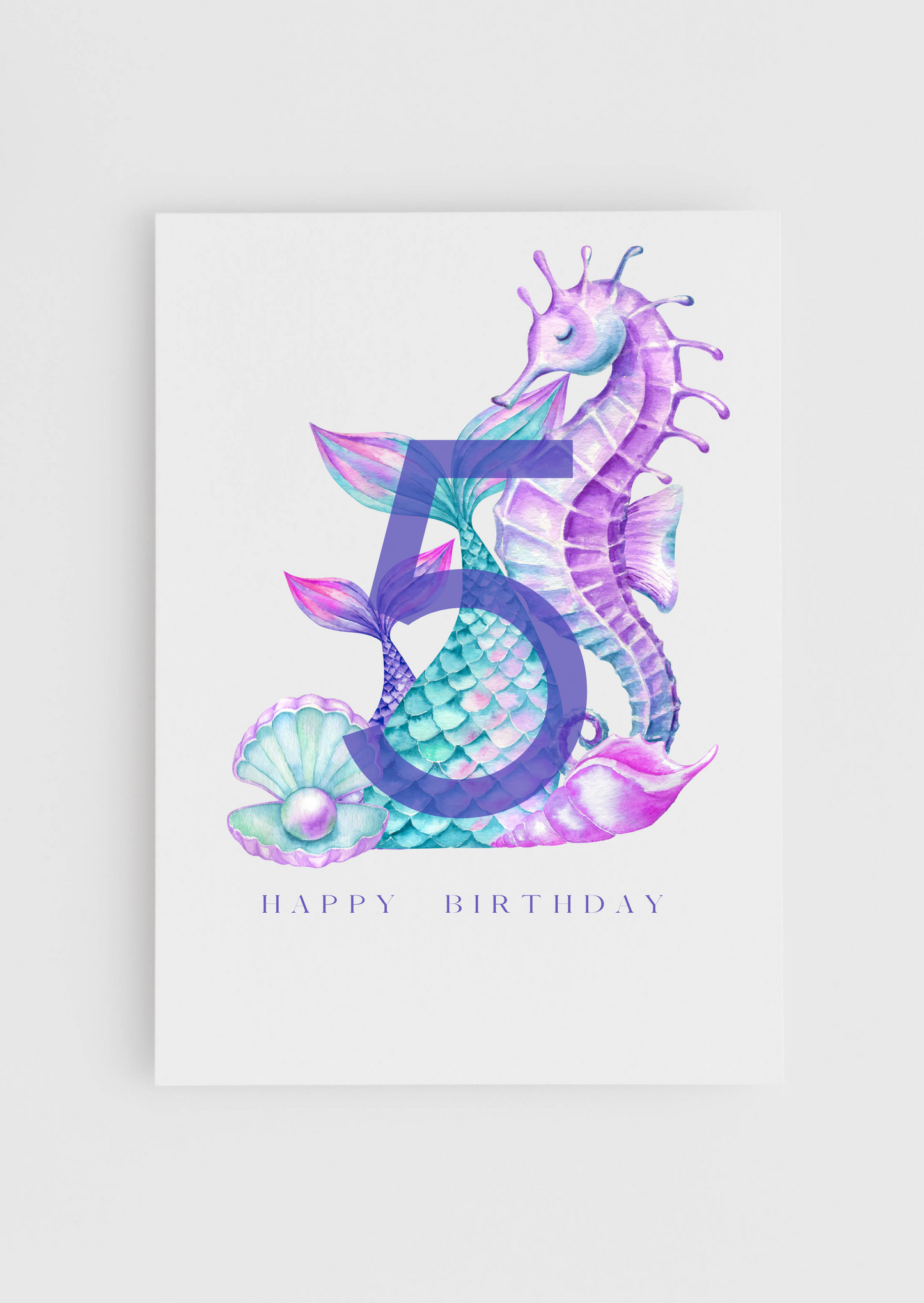 Birthday - Mermaids A6