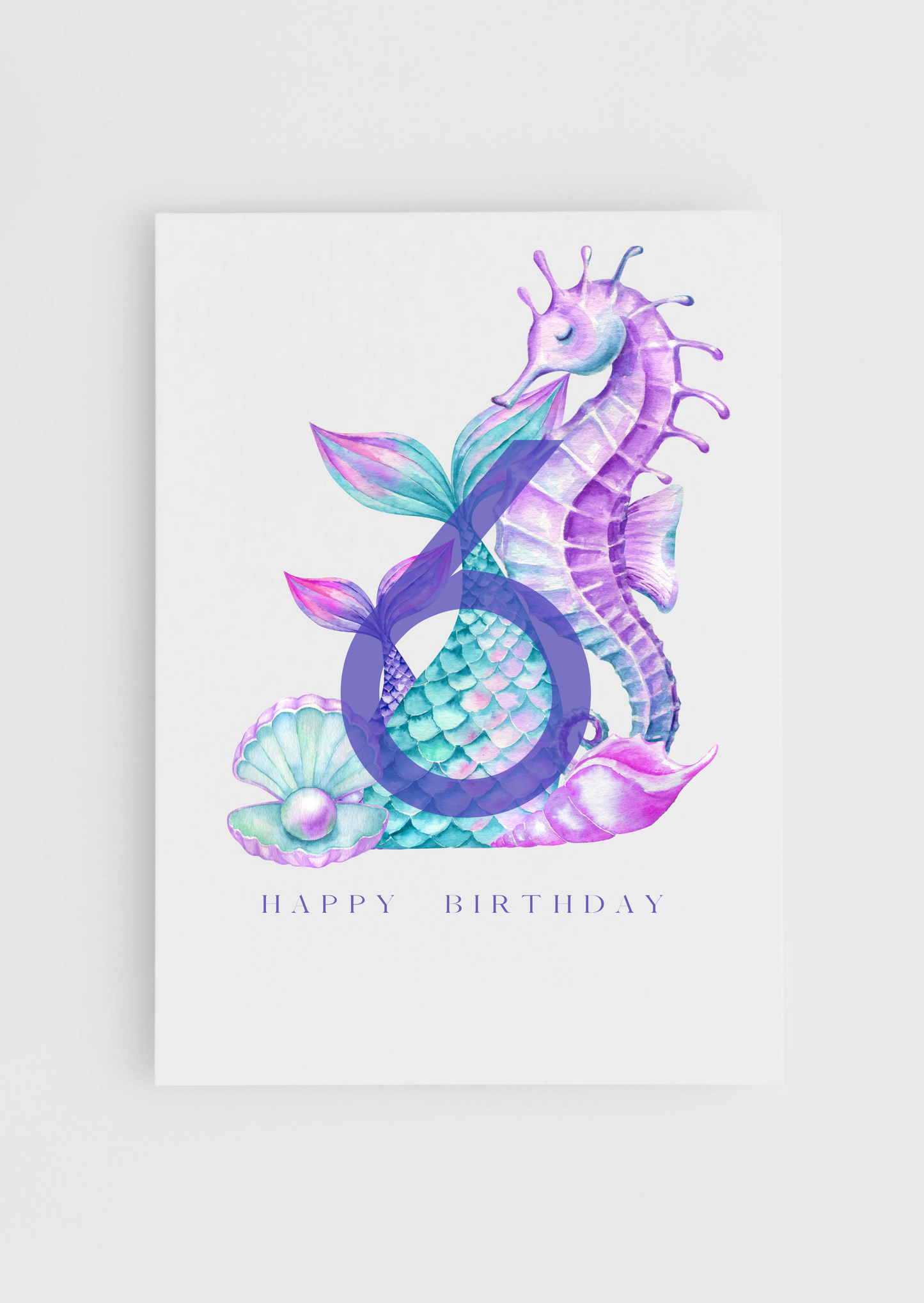 Birthday - Mermaids A6