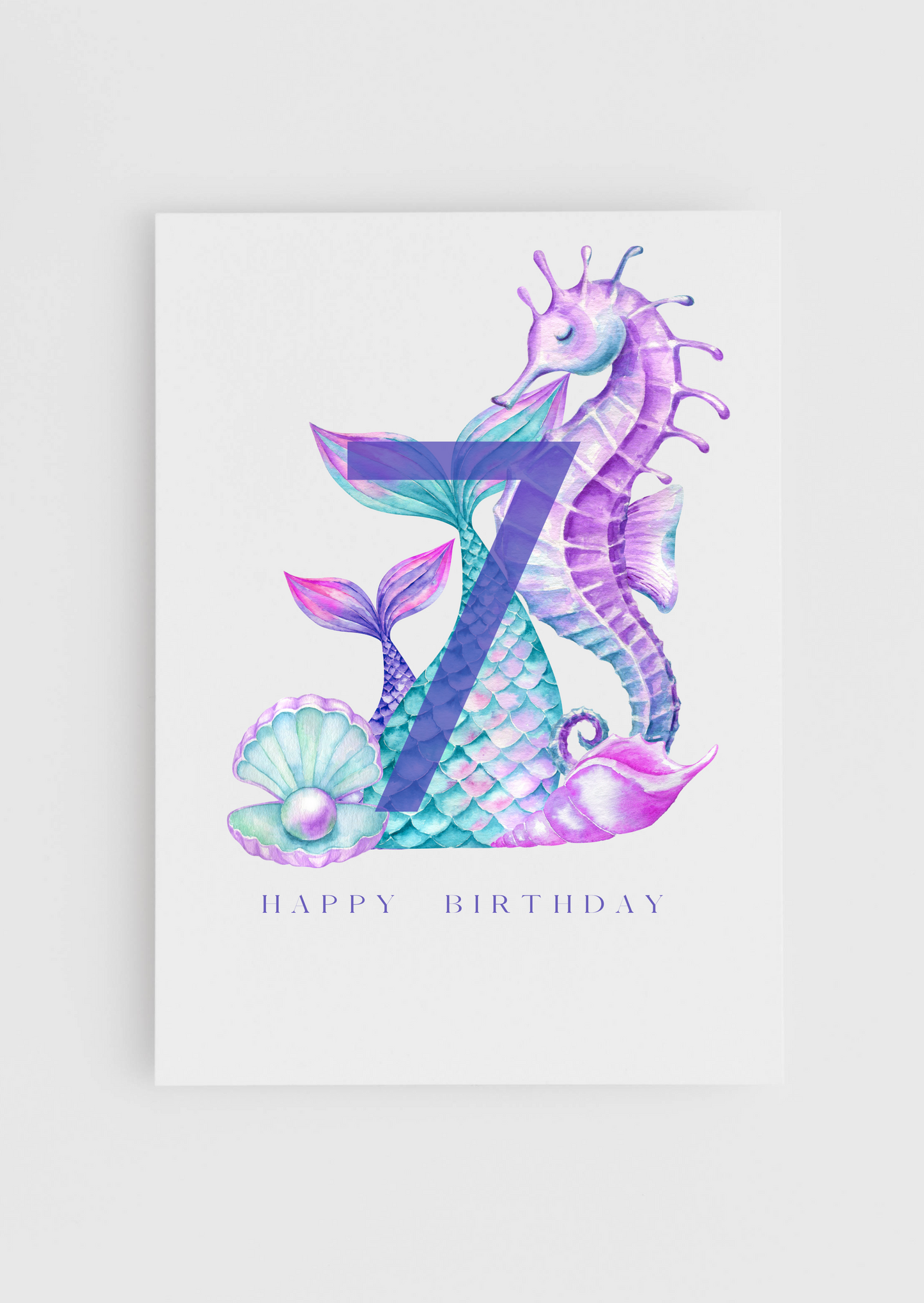 Birthday - Mermaids A6