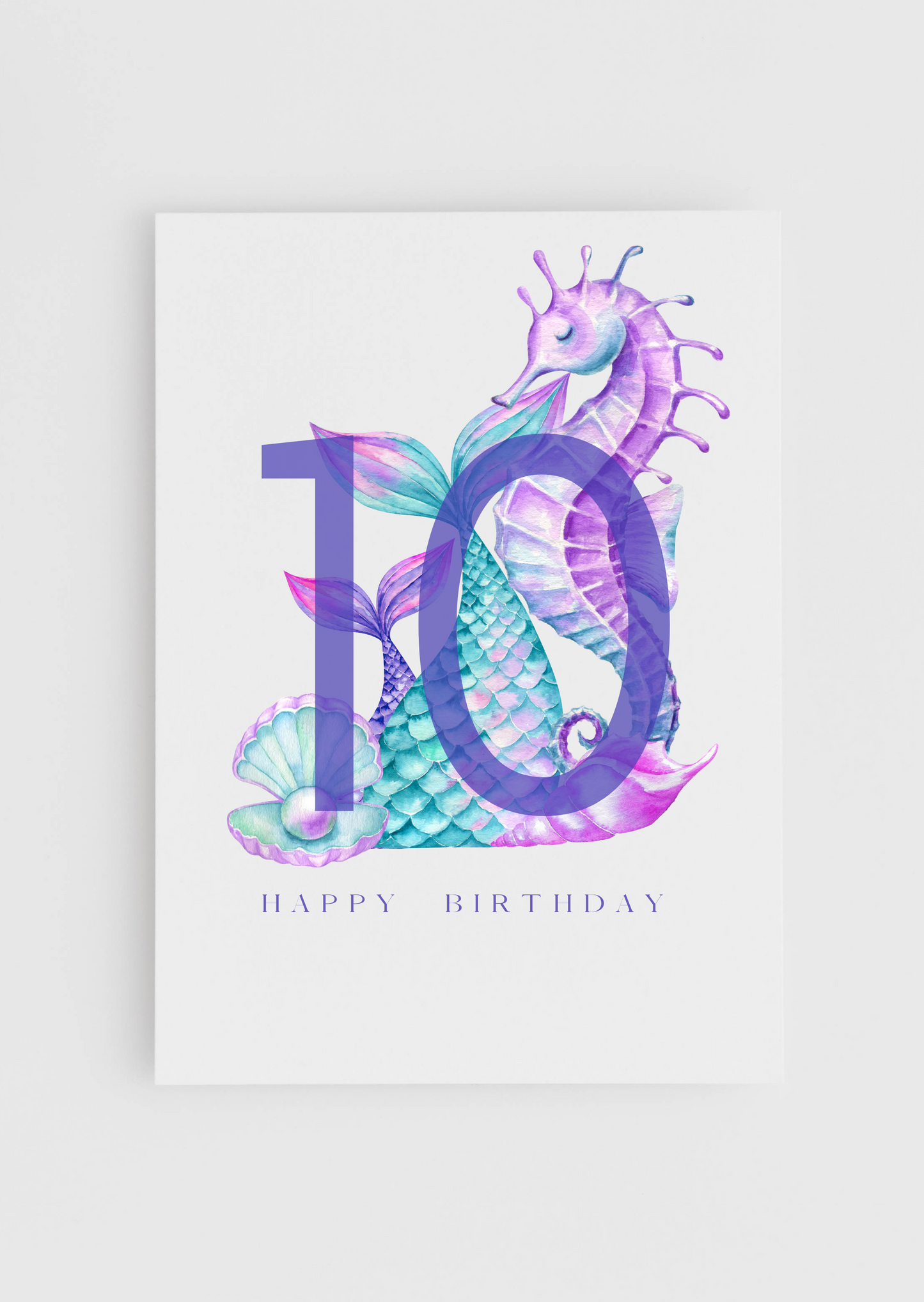 Birthday - Mermaids A6