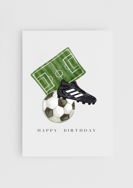 Birthday - Blue Football A6
