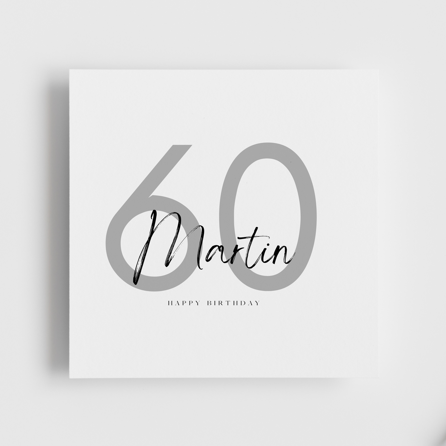 60th Birthday - Personalised