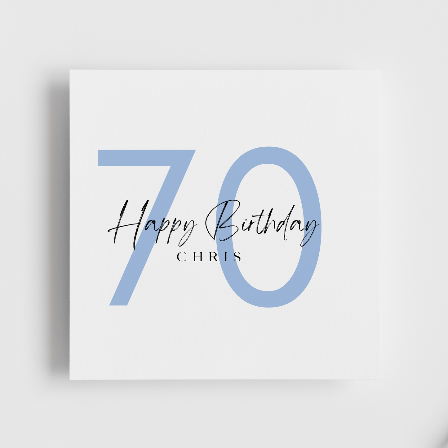 70th Birthday - Happy Birthday Personalised